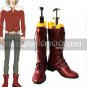 Deep Red 2 Heel TIGER & BUNNY Barnaby Brooks Faux Leather Cosplay Shoes