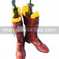 Deep Red 2 Heel TIGER & BUNNY Barnaby Brooks Faux Leather Cosplay Shoes