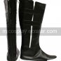 DGRAYMAN Black 1 35'' Heel Faux Leather Cosplay Shoes