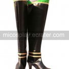 Dynasty Warrior Black 3 12'' Heel Faux Leather Cosplay Shoes
