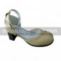 Elegant Beige PU Leather 6.3cm Wedge Classic Lolita Shoes