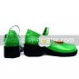 Green 2'' Heel Kobato Faux Leather Cosplay Shoes