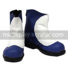 Guilty Gear White And Blue 1 15'' Heel Faux Leather Cosplay Shoes