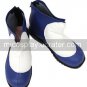 Guilty Gear White And Blue 1 15'' Heel Faux Leather Cosplay Shoes