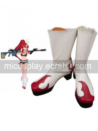 Gurren Lagann Yoko Imitated Leather Rubber Cosplay Boots