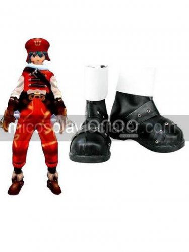 Hack Sign Imitated Leather Cosplay Shoes