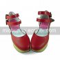 Handmade Black and Red PU Leather 5cm Platform Classic Lolita Shoes