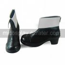 Handmade Black and White PU Leather 4.5cm High Heel Country Lolita Shoes