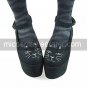Handmade Black Cat Face Suede Upper 9cm Platform Sweet Lolita Shoes with Tail