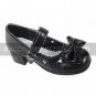 Handmade Black Hollowed PU Leather 4.5cm High Heel Sweet Lolita Shoes