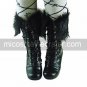 Handmade Black PU Leather 6.3cm Boots Casual Lolita Boots
