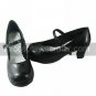 Handmade Black PU Leather 6.3cm High Heel Simple Style Classic Lolita Shoes