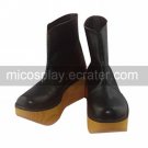 Handmade Black PU Leather 7.5cm Wedge Sweet Lolita Boots