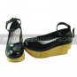 Handmade Black PU Leather 7cm Classic Lolita Shoes