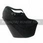 Handmade Black PU Leather 16cm Wedge Hollowed Gothic Lolita Shoes