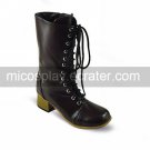 Handmade Brown 4.5cm High Heel Country Lolita Boots