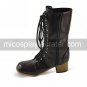 Handmade Brown 4.5cm High Heel Country Lolita Boots
