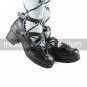 Handmade Chocolate PU Leather 4.5cm High Heel Sweet Lolita Shoes with Bow