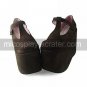Handmade Coffee PU Leather 12cm Platform Classic Lolita Shoes