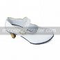Handmade Elegant PU Leather 7.5cm High Heel Lace Trim Princess Lolita Shoes