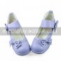 Handmade Elegant Purple PU Leather 4.5cm High Heel Sweet Lolita Shoes