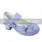 Handmade Elegant Purple PU Leather 4.5cm High Heel Sweet Lolita Shoes
