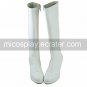 Handmade Elegant White PU Leather 6.3cm High Heel Classic Lolita Boots