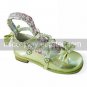 Handmade Golden PU Leather Flat Princess Lolita Shoes with Pearls