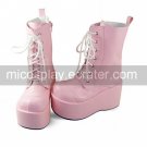 Handmade Pink 10cm Platform Princess Lolita Boots