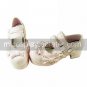 Handmade Pink PU Leather 4.5cm High Heel Sweet Lolita Shoes with Bow 1