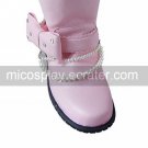 Handmade PU Leather 2.5cm Flat Sweet Lolita Boots