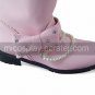 Handmade PU Leather 2.5cm Flat Sweet Lolita Boots