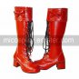 Handmade PU Leather 4.5cm High Heel Sweet Lolita Boots