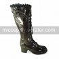 Handmade PU Leather 4.5cm High Heel Sweet Lolita Boots