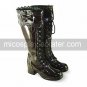 Handmade PU Leather 4.5cm High Heel Sweet Lolita Boots