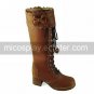 Handmade PU Leather 4.5cm High Heel Sweet Lolita Boots