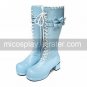 Handmade PU Leather 4cm High Heel Punk Lolita Boots