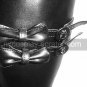 Handmade PU Leather 4cm High Heel Punk Lolita Boots