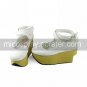 Handmade PU Leather 7cm Wedge Pure Color Sweet Lolita Shoes
