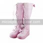 Handmade PU Leather 7cm Wedge Sweet Lolita Boots