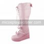 Handmade PU Leather 7cm Wedge Sweet Lolita Boots