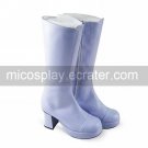 Handmade Purple 7.5cm High Heel Country Lolita Boots