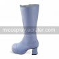 Handmade Purple 7.5cm High Heel Country Lolita Boots