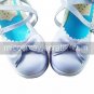 Handmade Purple PU Leather 4.5cm High Heel Sweet Lolita Shoes