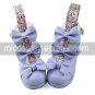 Handmade Purple PU Leather 6.3cm High Heel Country Lolita Shoes with Bow