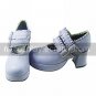 Handmade Purple PU Leather 7.5cm High Heel Classic Lolita Shoes