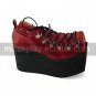 Handmade Rde PU Leather 9cm Platform Punk Lolita Shoes