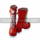 Handmade Red 4.5cm High Heel Sweet Lolita Boots
