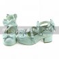 Handmade Red and White PU Leather 4.5cm High Heel Sweet Lolita Shoes