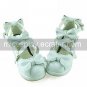 Handmade Red and White PU Leather 4.5cm High Heel Sweet Lolita Shoes